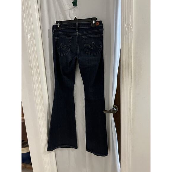 adriano goldschmied jeans womens The Belle Petite Flare Low Rise Sz 27 R - Picture 5 of 7